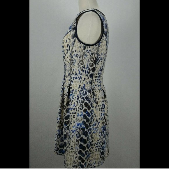 Apt 9 Size M Sleeveless Fit and Flare Animal Snake Print Dress with Pock… - Picture 2 of 11